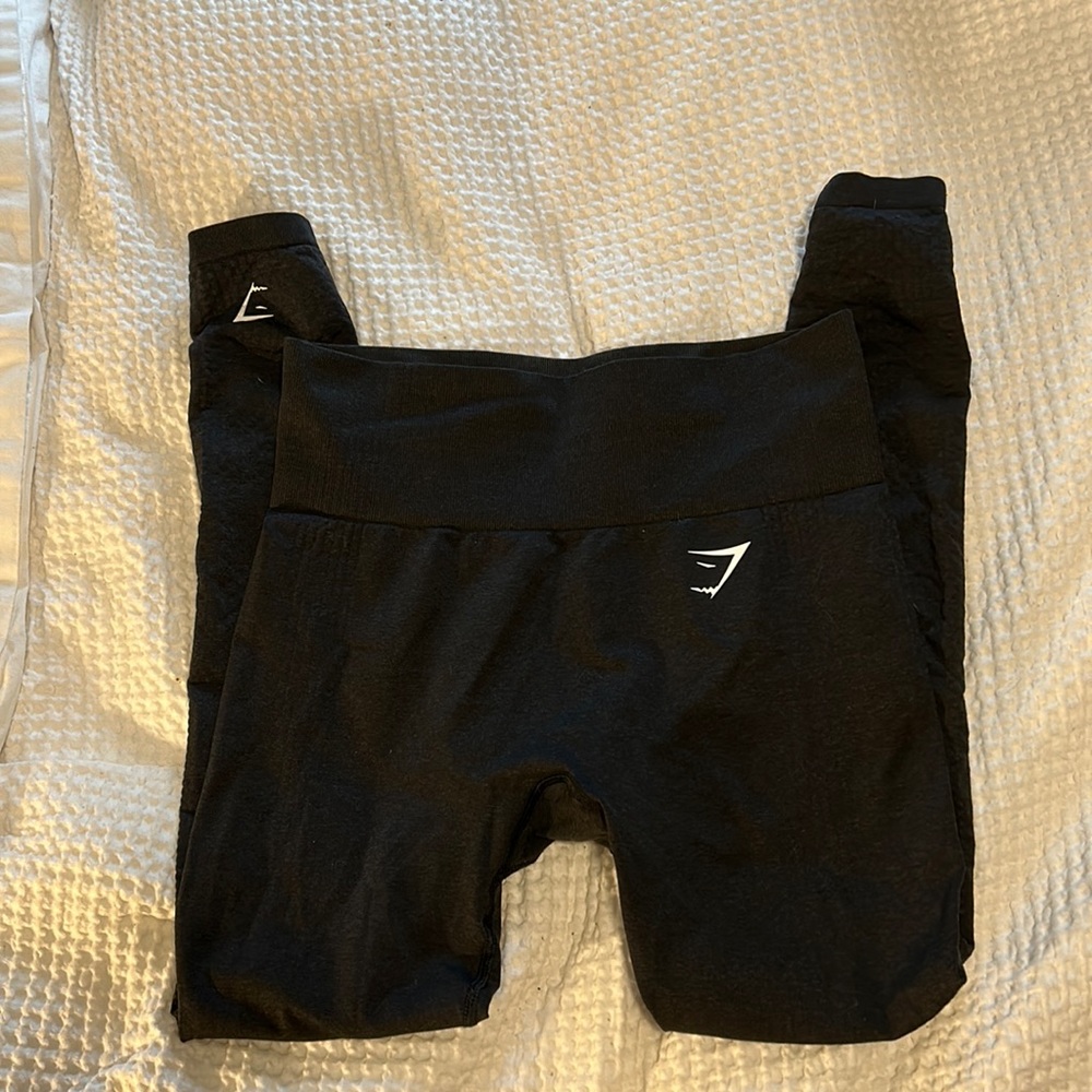 Women’s gymshark black vital seamless 2.0 small